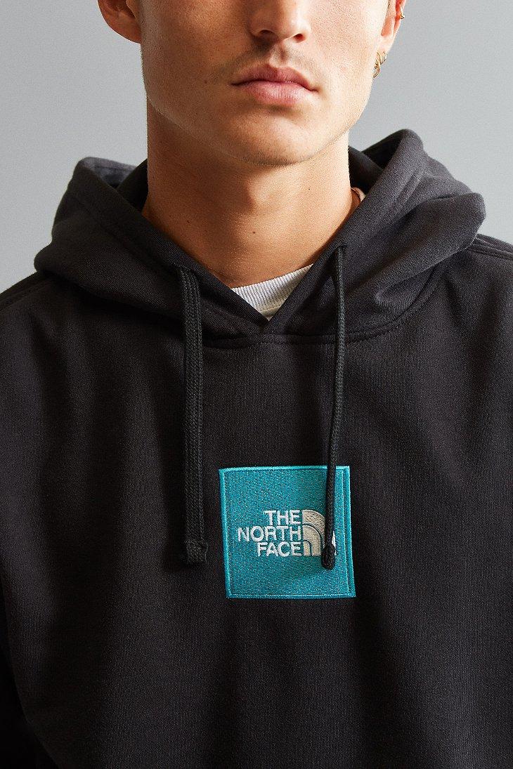 The North Face Cotton The North Face Embroidered Box Logo Hoodie Sweatshirt  in Black for Men - Lyst