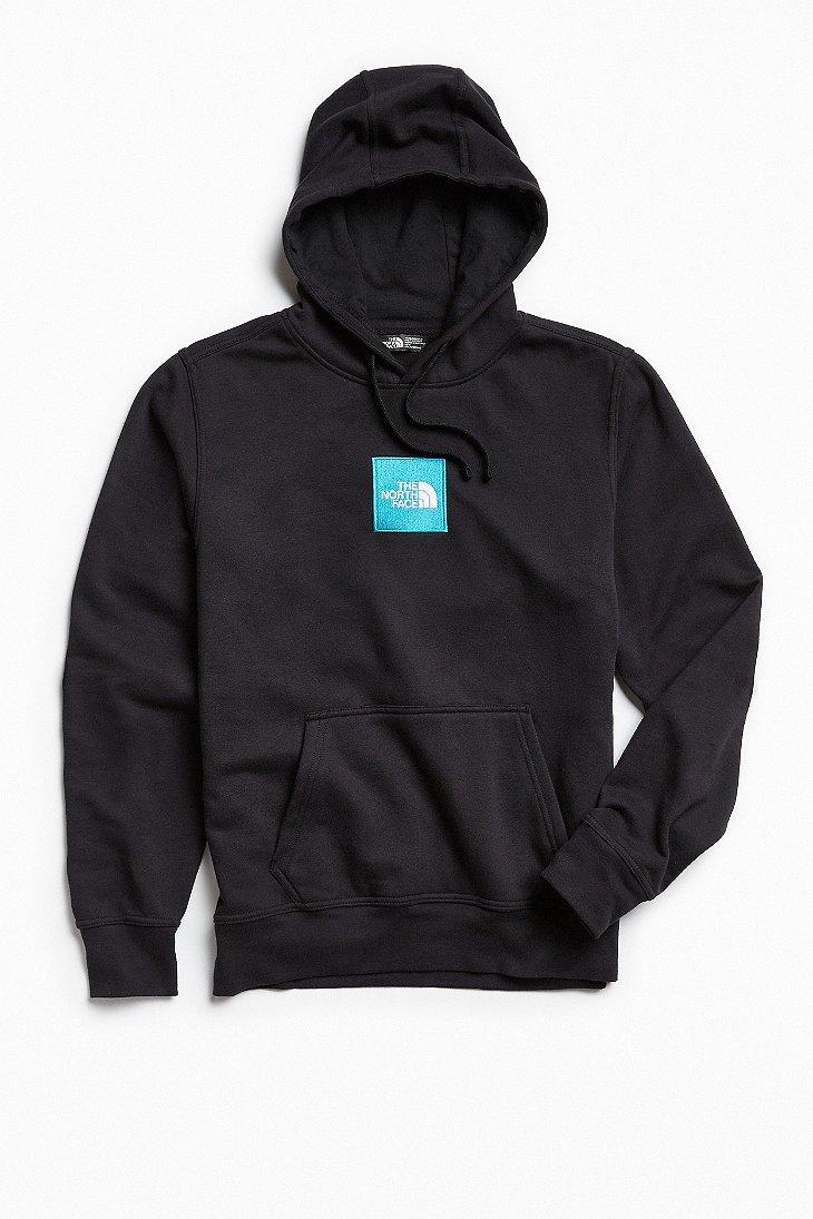 The North Face The North Face Embroidered Box Logo Hoodie Sweatshirt in  Black for Men | Lyst