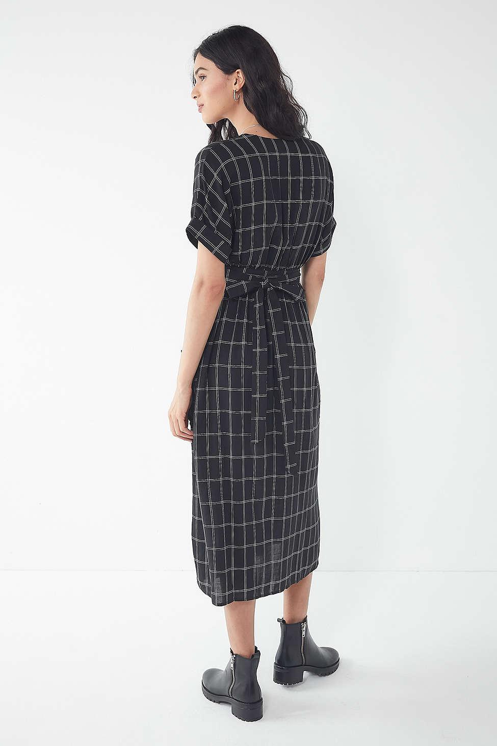 uo gloria midi wrap dress