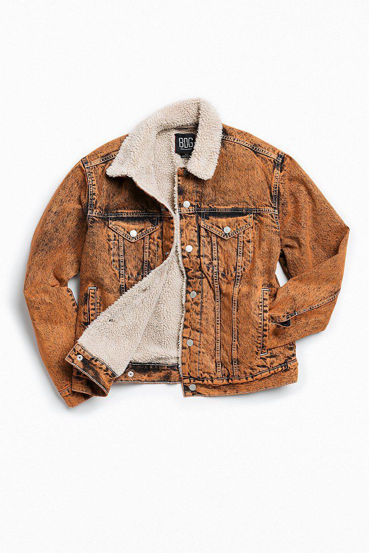 orange sherpa jacket