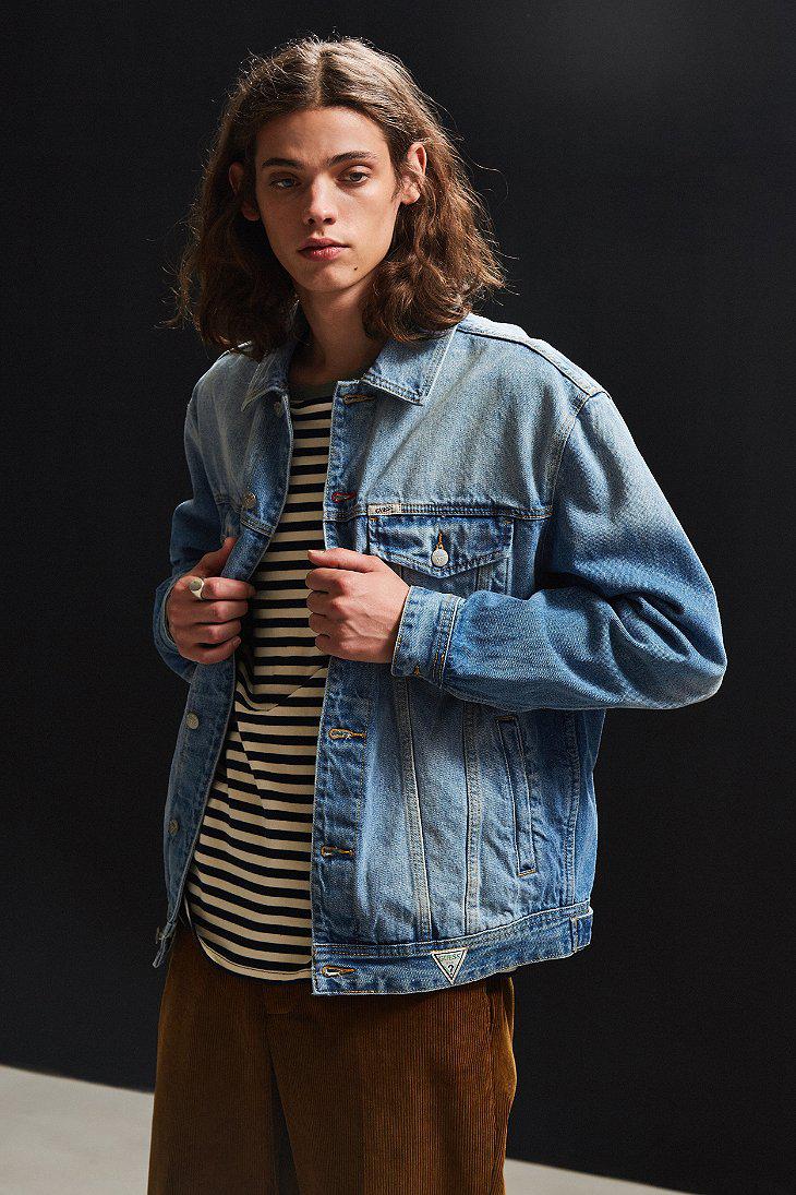 guess oversized denim jacket
