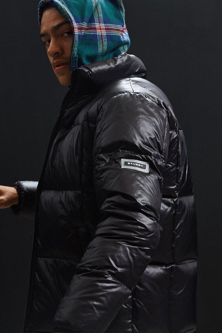 stussy down puffer jacket