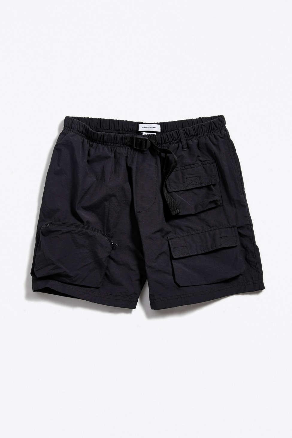 Urban Outfitters Cotton Uo Utility Cargo Short in Black for Men - Lyst