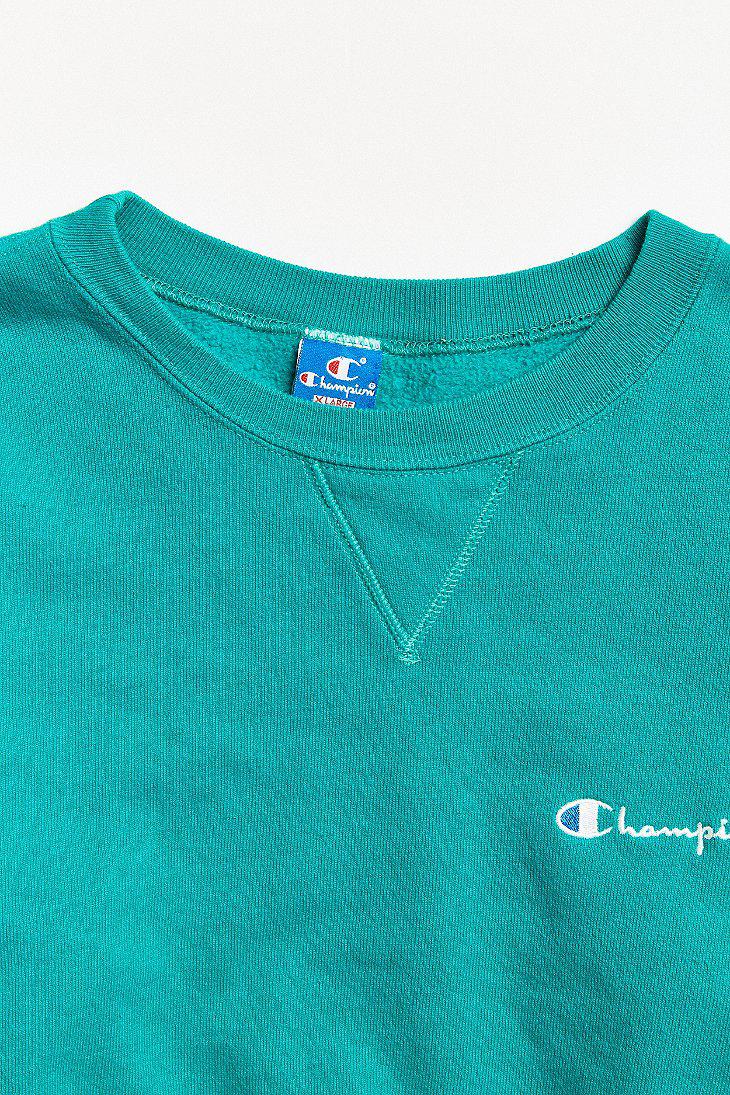 champion sweater turquoise tutorial