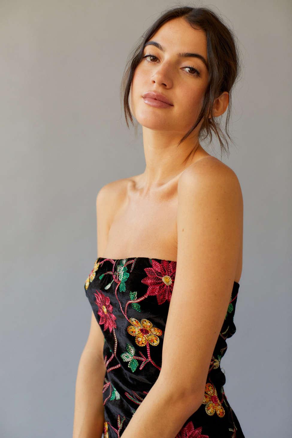 Velvet Uo Raegan Tube Mini Dress 