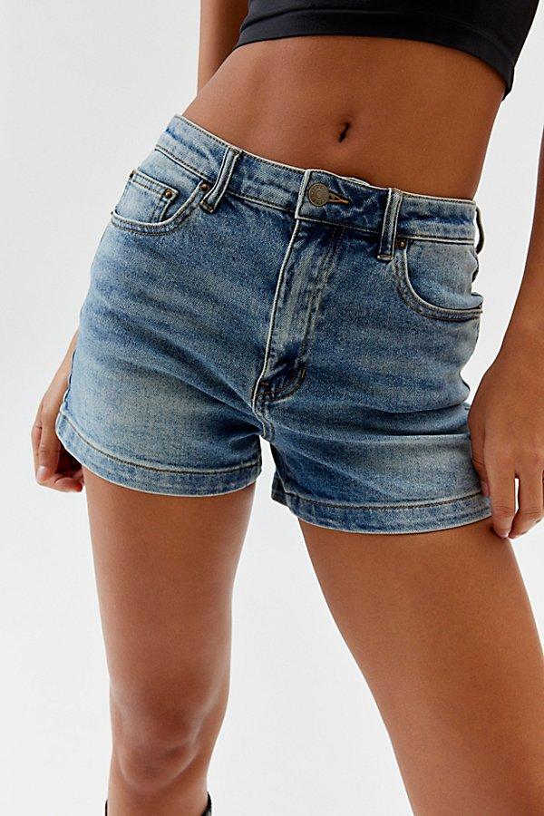 Guess Guess Originals Uo Exclusive Kit Denim Short in Blue Lyst
