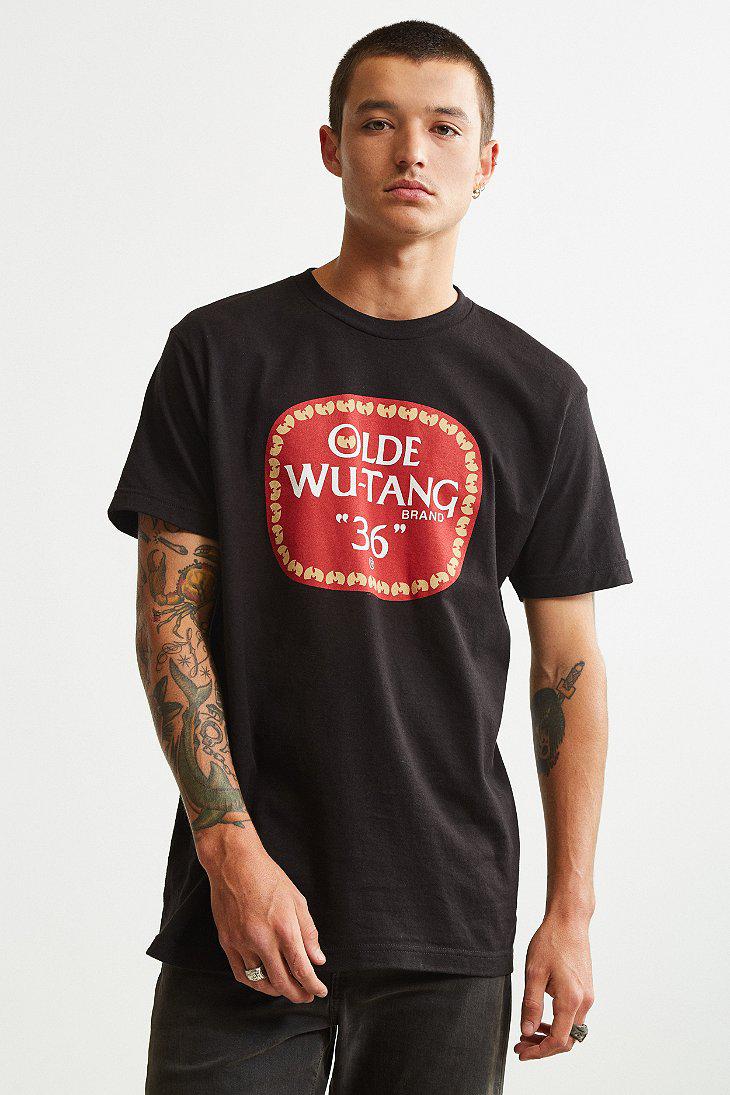 Urban Outfitters Olde Wu-tang 36 Tee in Black for Men | Lyst