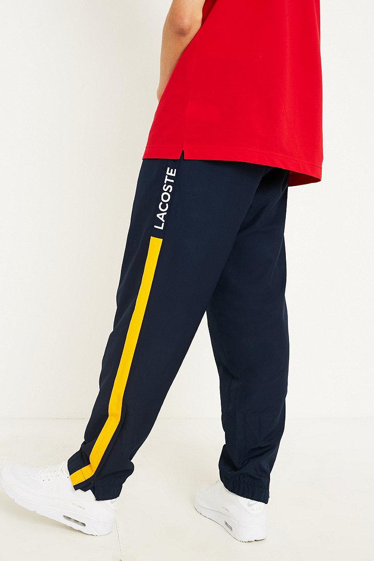 lacoste navy tracksuit bottoms