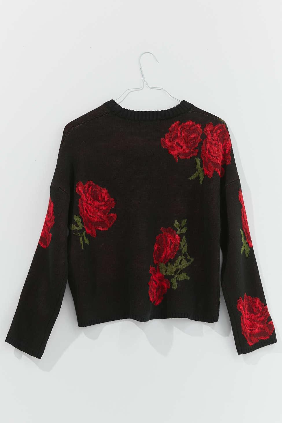 obey rose sweatshirt