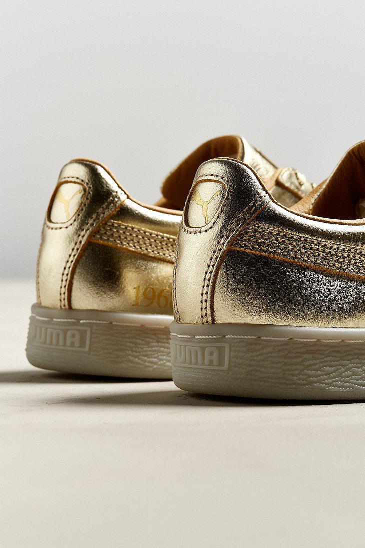 puma suede 50th gold