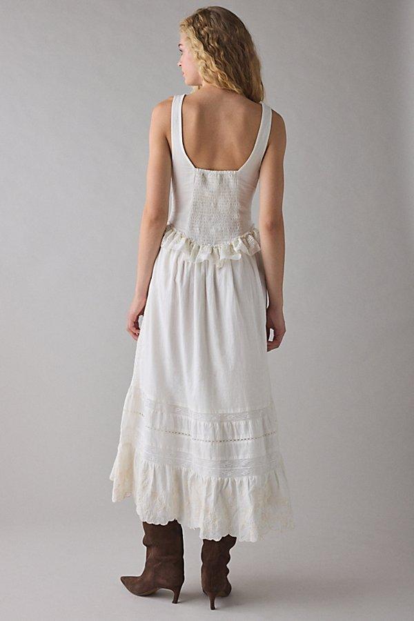 uo angelica corset midi dress Urban Outfitters Angelica Corset Midi Dress Size M