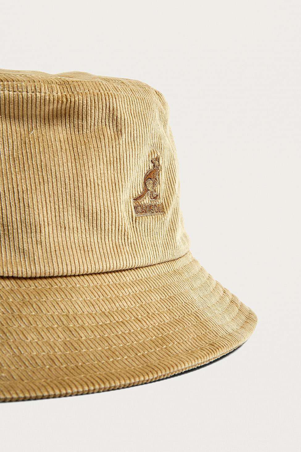 kangol bucket hat beige