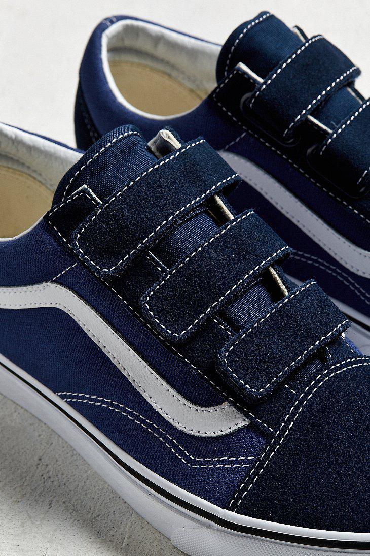 Vans Canvas Old Skool V Strap Sneaker in Blue for Men | Lyst