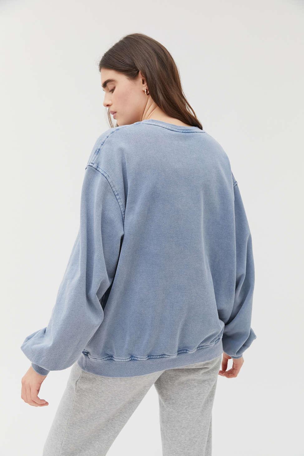 Thanks a bunch embroidered crew neck sweatshir hotsell