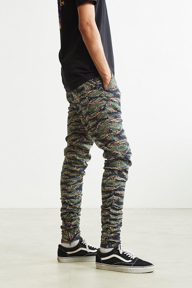 Urban Outfitters Uo Tiger Camo Stacked Pant for Men | Lyst