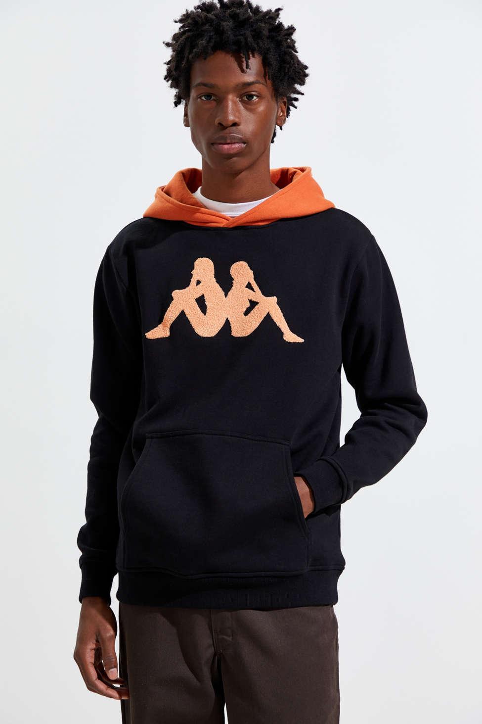 Kappa Cotton Authentic Dave Colorblock Chenille Patch Hoodie Sweatshirt for  Men | Lyst Canada