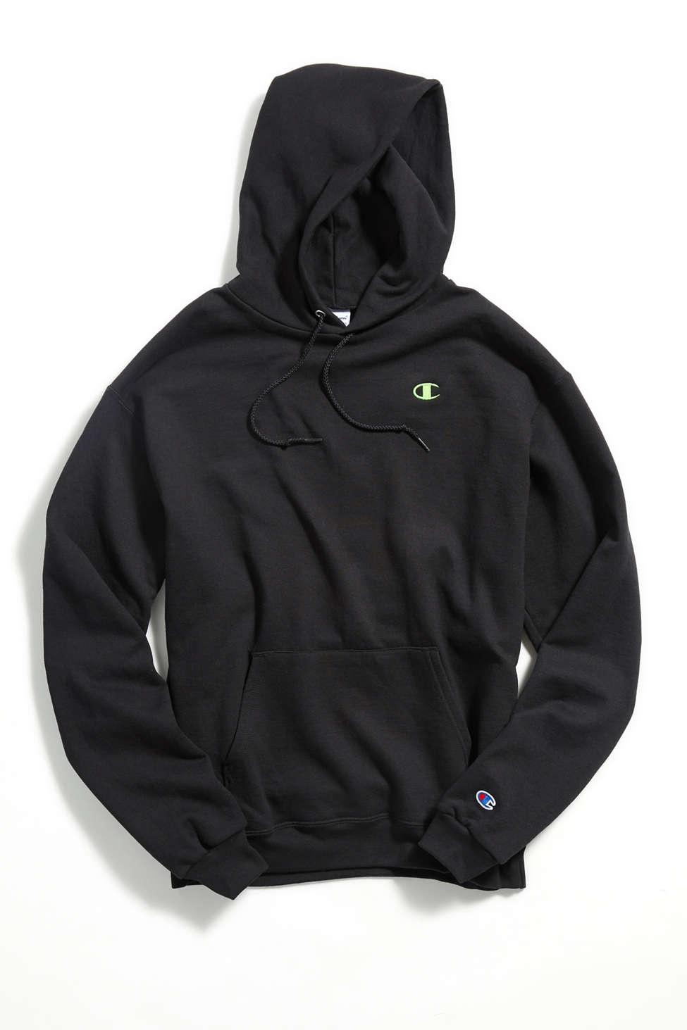 champion neon stacked hoodie