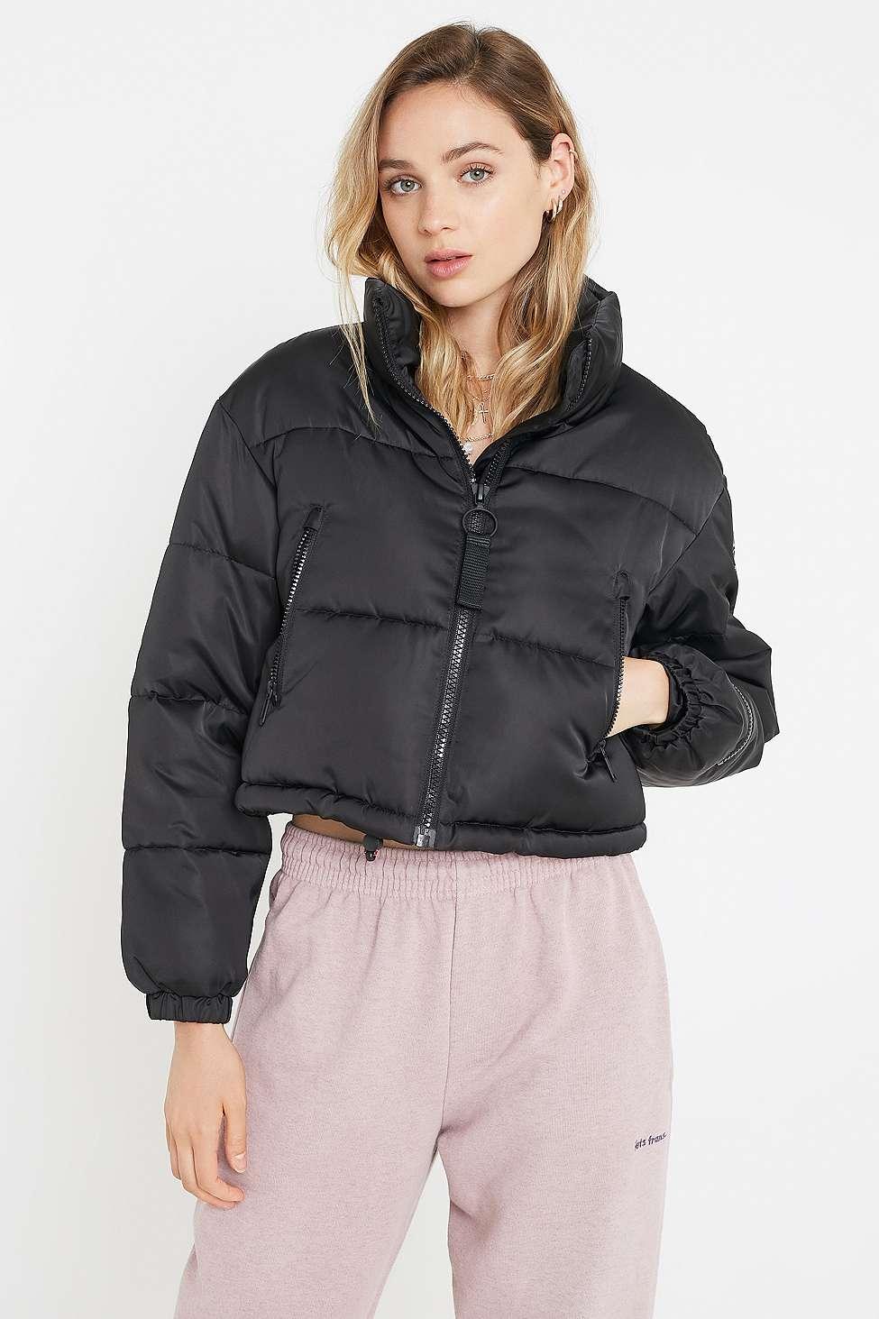 Hujoin Women's Cropped Puffer Jacket - Lightweight Winter Coat, Fashion Crop Short Jacket