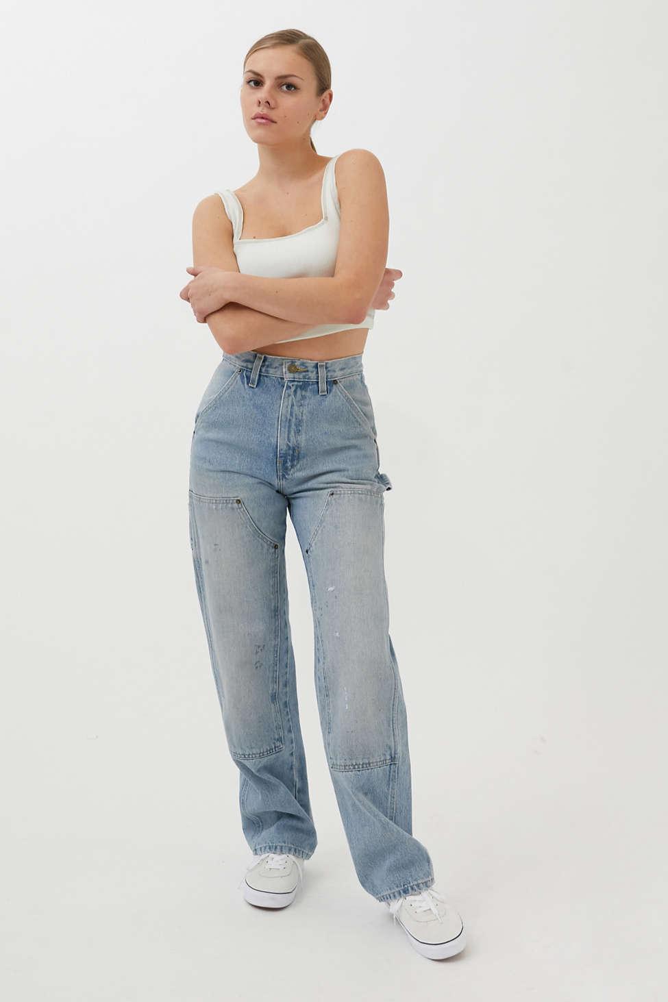 High-waisted Carpenter Jean in Blue | Lyst