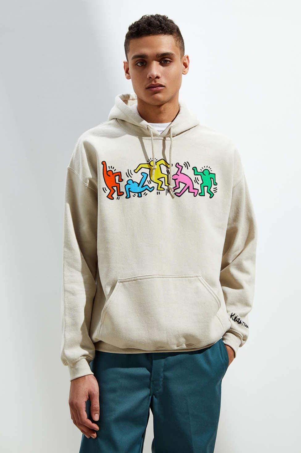Urban Outfitters Cotton Keith Haring Hoodie Sweatshirt for Men - Lyst