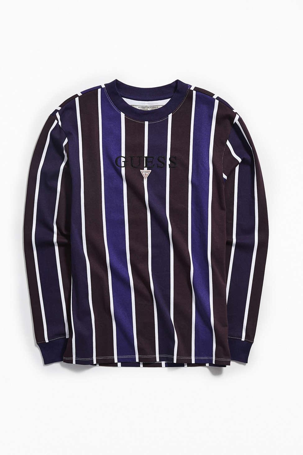Guess Striped Shirt Long Sleeve Store 