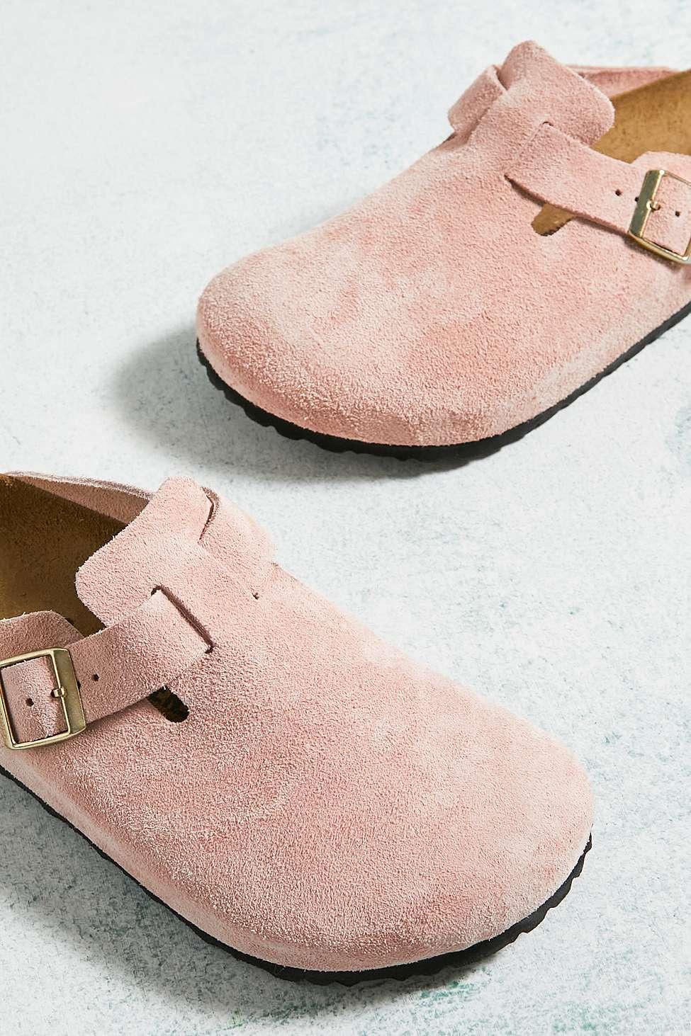 Birkenstock boston light rose hot sale