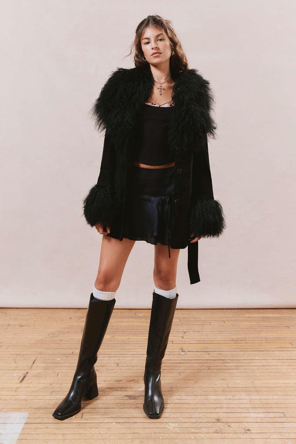 Urban outfitters hotsell black coat