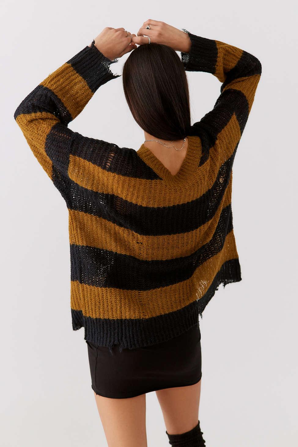 Urban Outfitters Uo Alston Distressed Pullover Sweater | Lyst