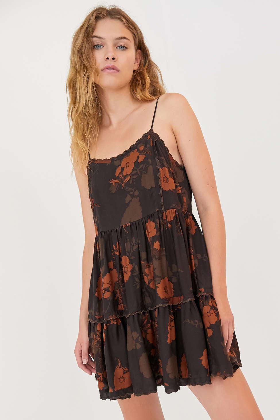 Urban Outfitters Uo Hanna Rayon Tiered ...