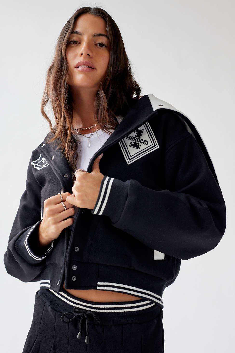 Fiorucci Marching Band Varsity Jacket in Black | Lyst