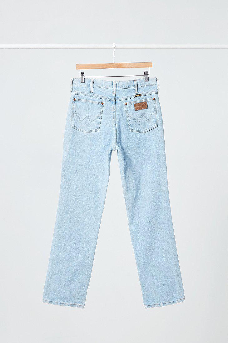 Urban Outfitters Vintage Wrangler Light Wash Jean in Blue | Lyst
