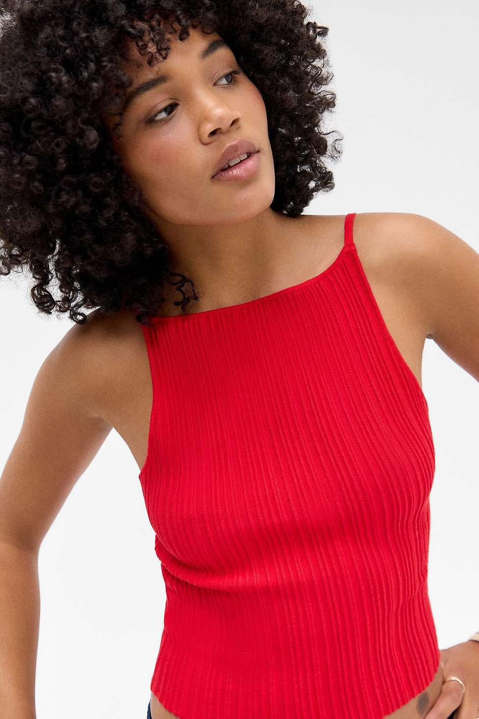 Urban Outfitters Uo Textured Knit Vest Jacket Lyst UK