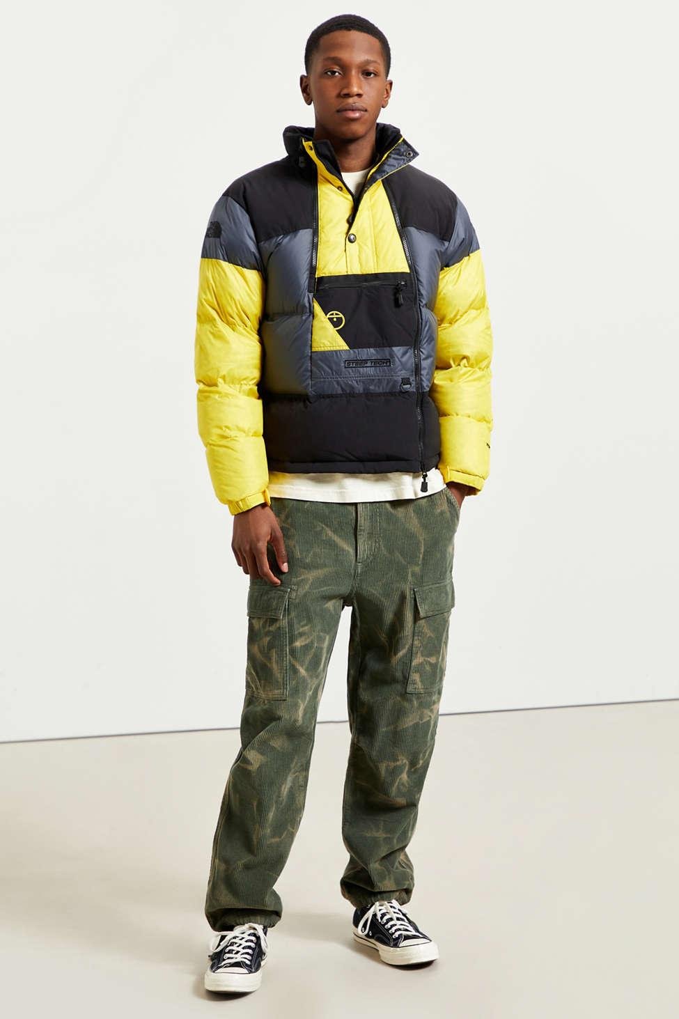 The North Face Steep Tech Down Jacket in Yellow for Men | Lyst