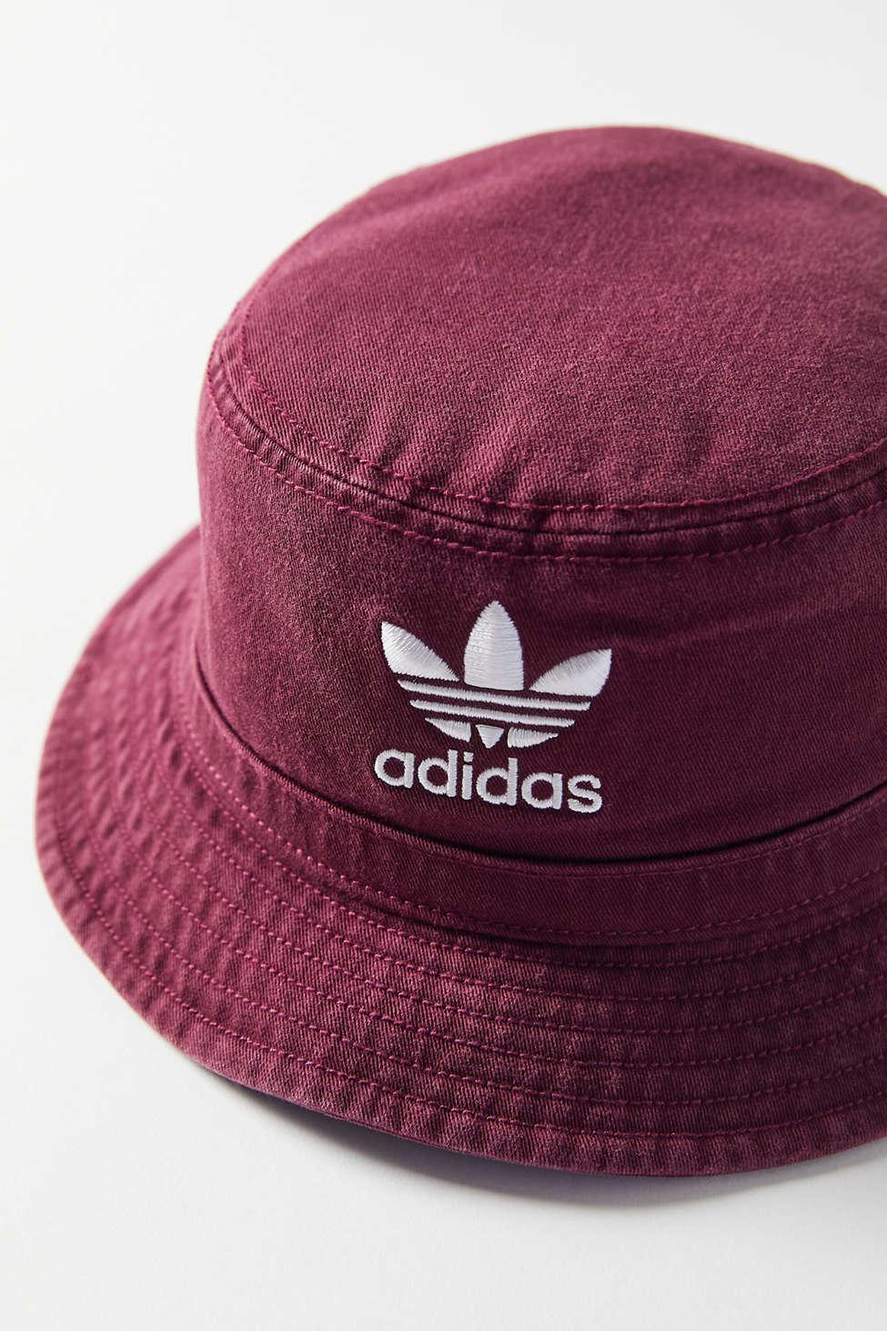 adidas Originals Soft Denim Bucket Hat in Purple | Lyst