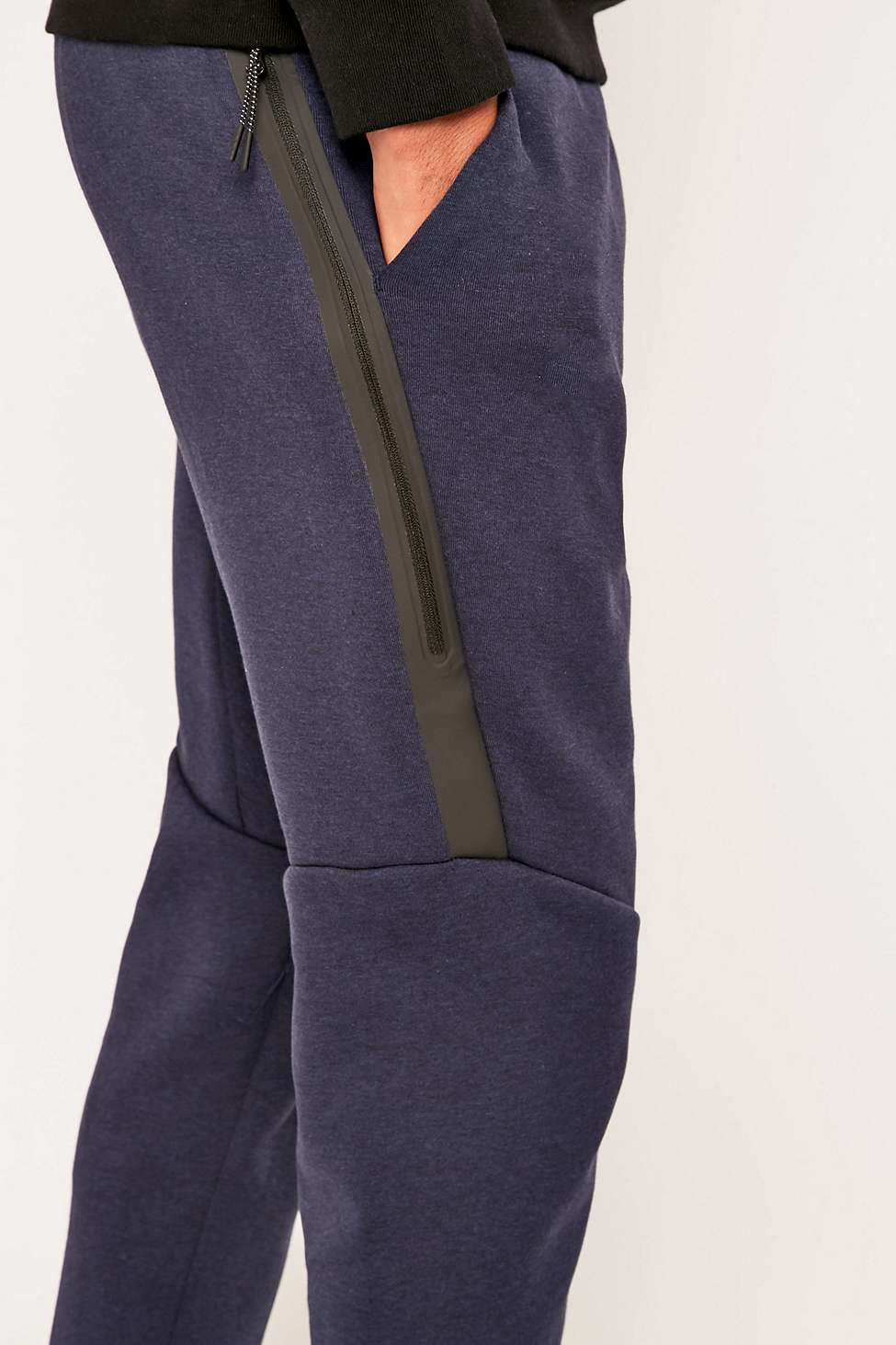 navy nike tech tracksuit