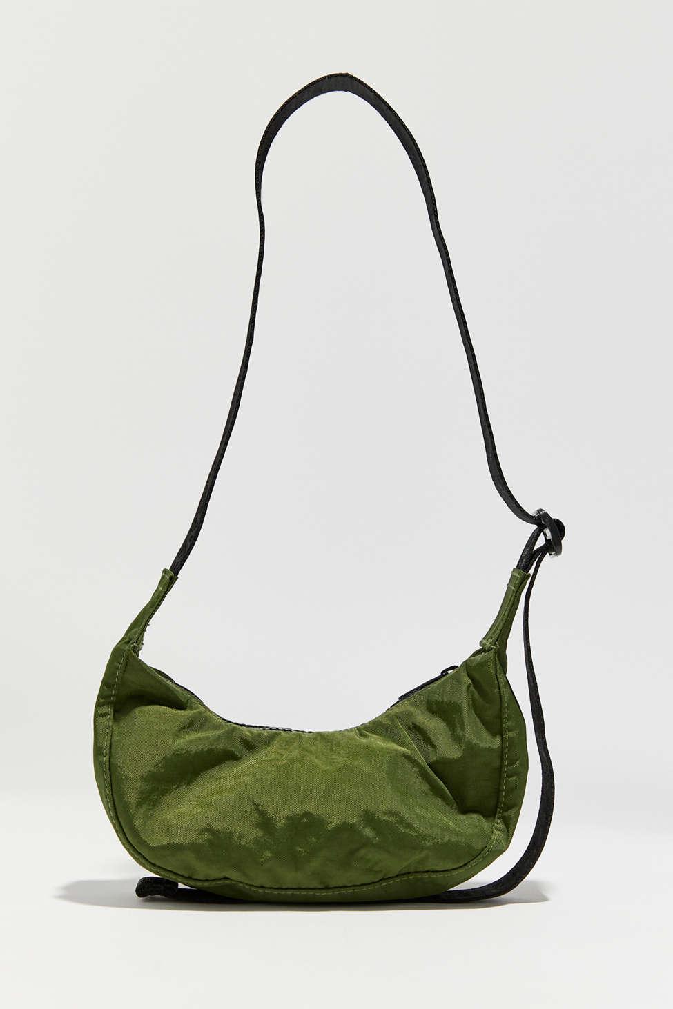 Green Mini Crescent shoulder bag