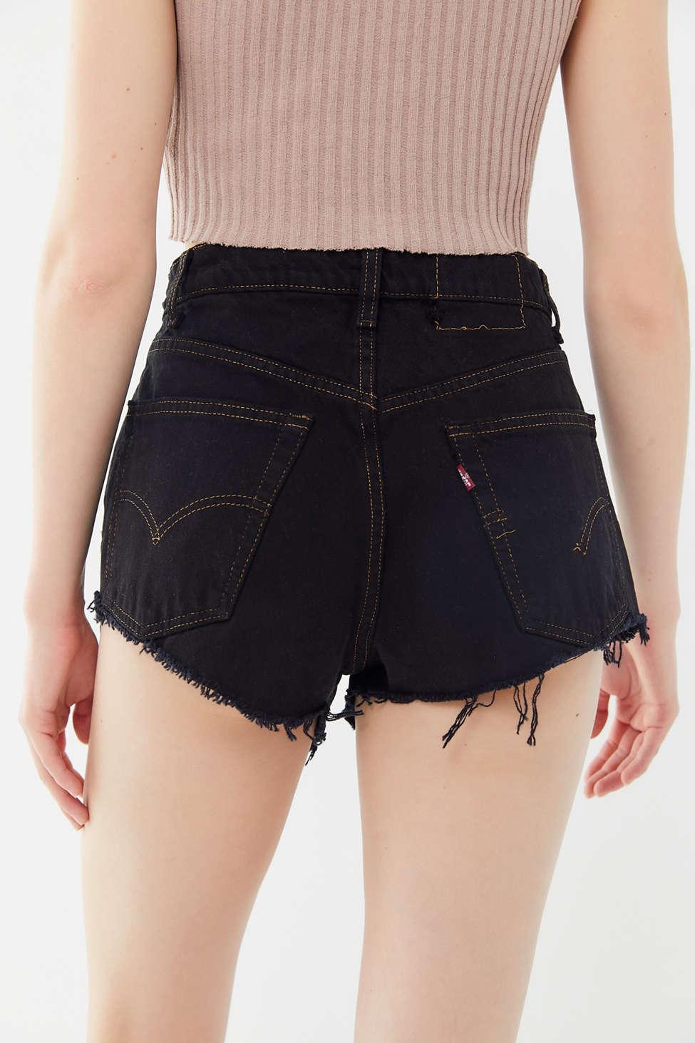 Levi's Urban Renewal Recycled Levi's Cheeky Denim Short in Blue | Lyst
