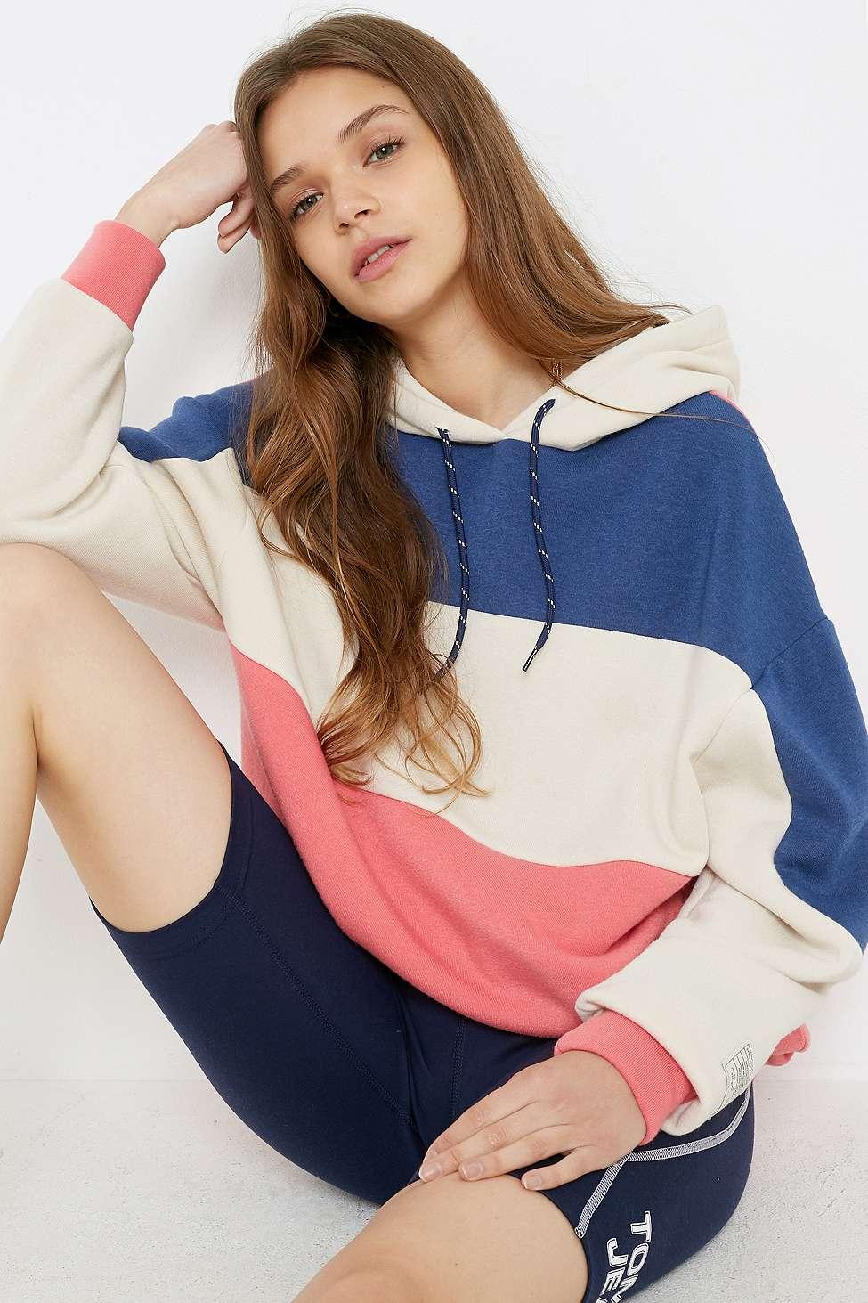 Urban Outfitters Color Block Hoodie 2024 ozogama.lt