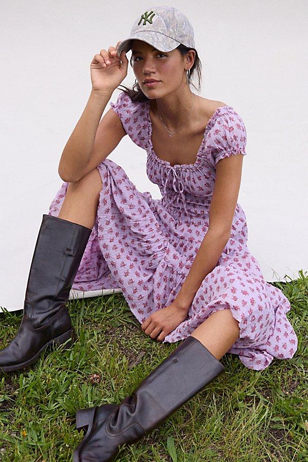 milkmaid dress purple ASTR the Label Adilene Dress in Yellow