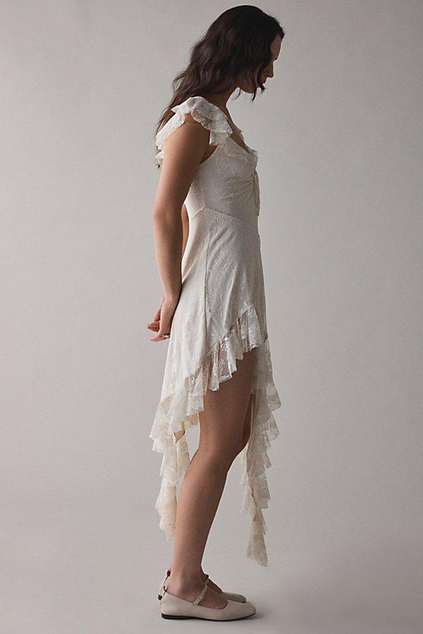 lace up side mini dress Love Is Alive Lace Mini Dress | Blue | Womens