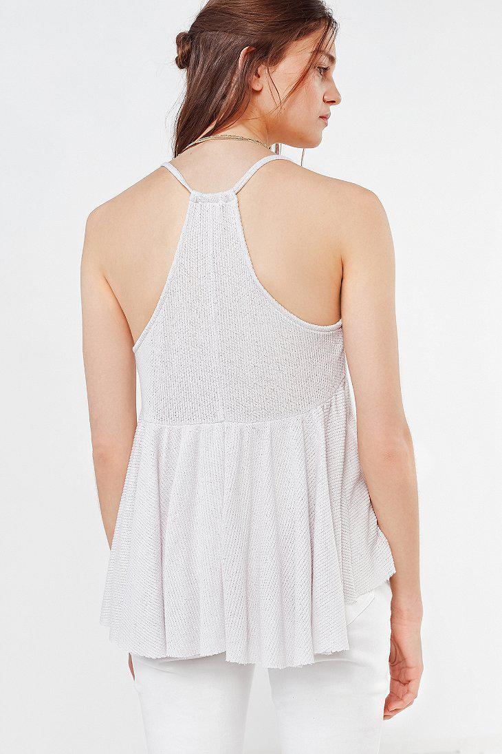 uo lola thermal babydoll tank top