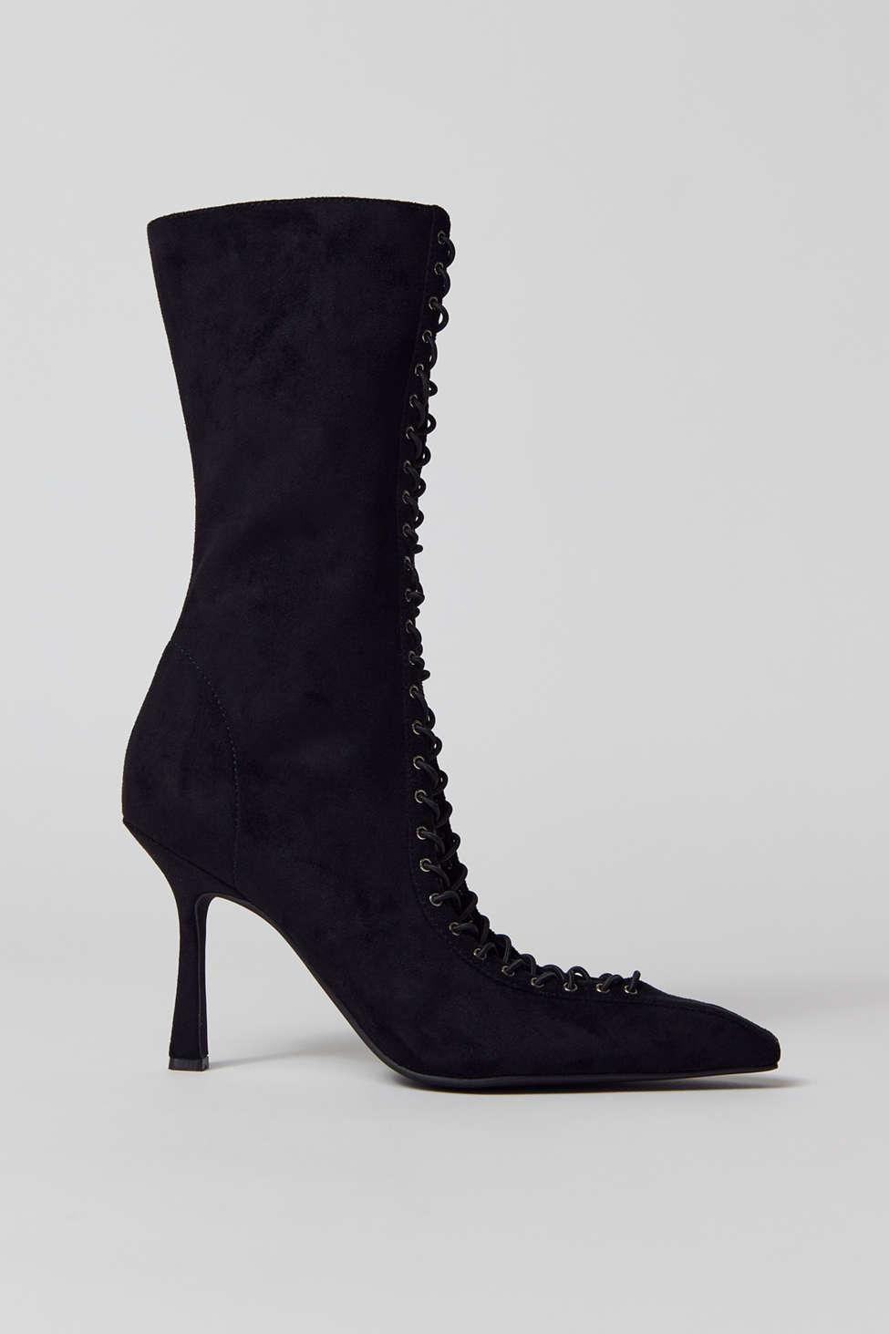 Jeffrey Campbell Kylan Lace-up Boot In Black,at Urban Outfitters | Lyst