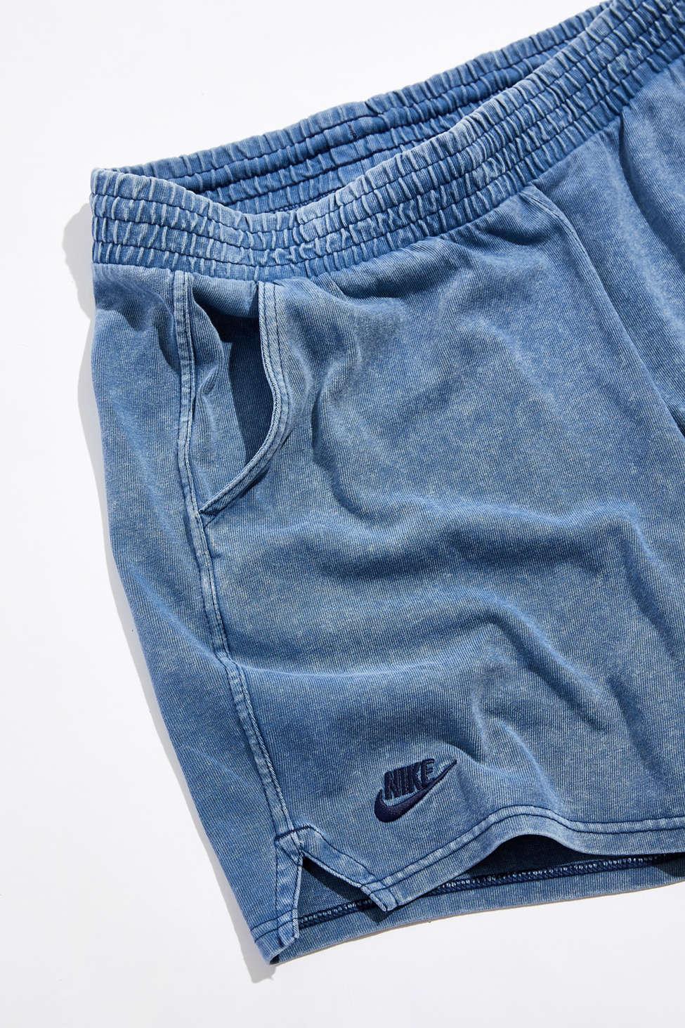 Nike Cotton Sportswear Reissue Washed Short In Sapphire Blue For Men Lyst Nike Cotton Sportswear Reissue Washed Short In Sapphire Blue For Men Lyst