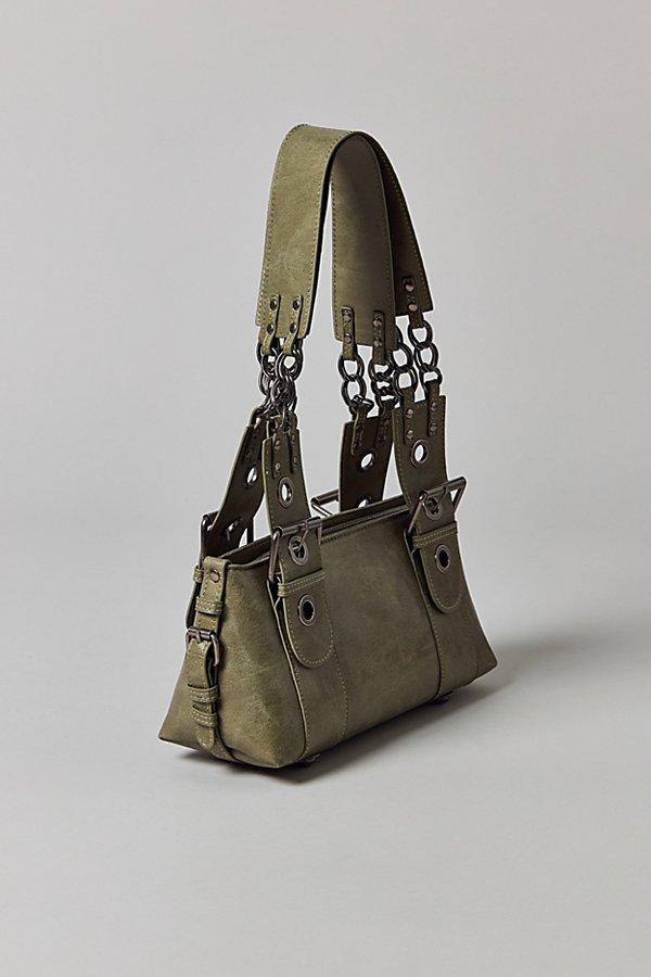 Silence + Noise Chain Strap Shoulder Bag in Green | Lyst