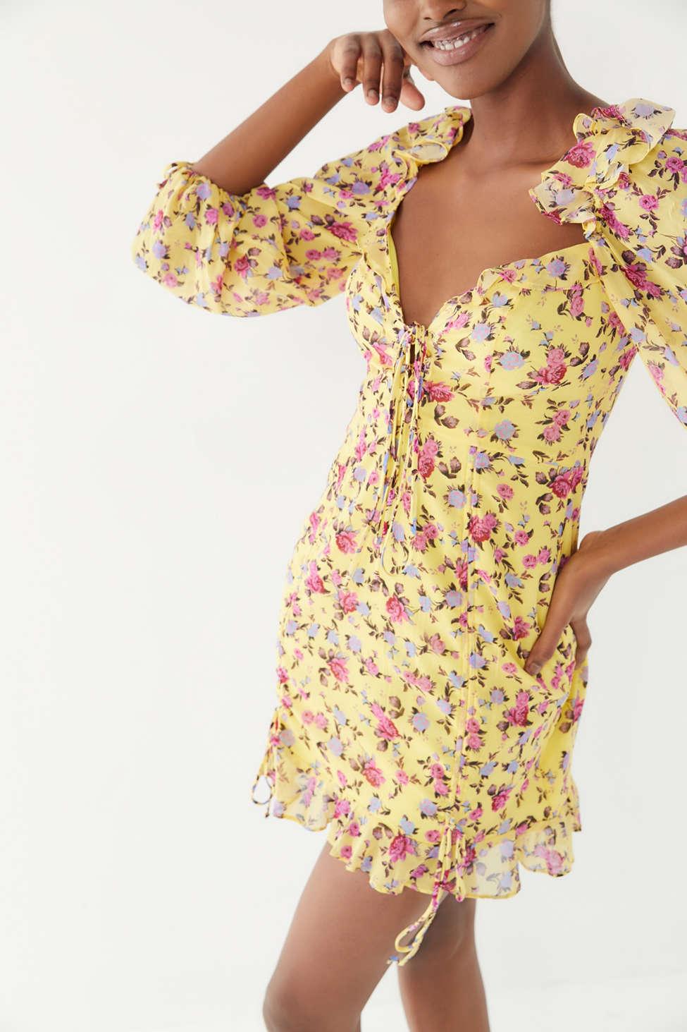 for love and lemons beaumont mini dress