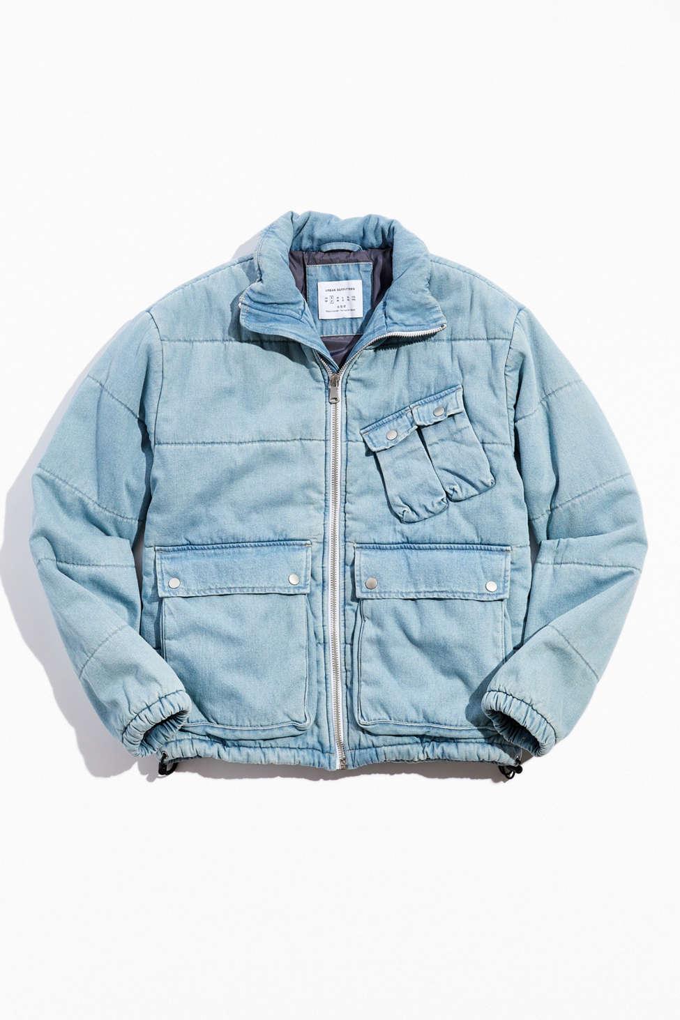 puffer trucker jacket
