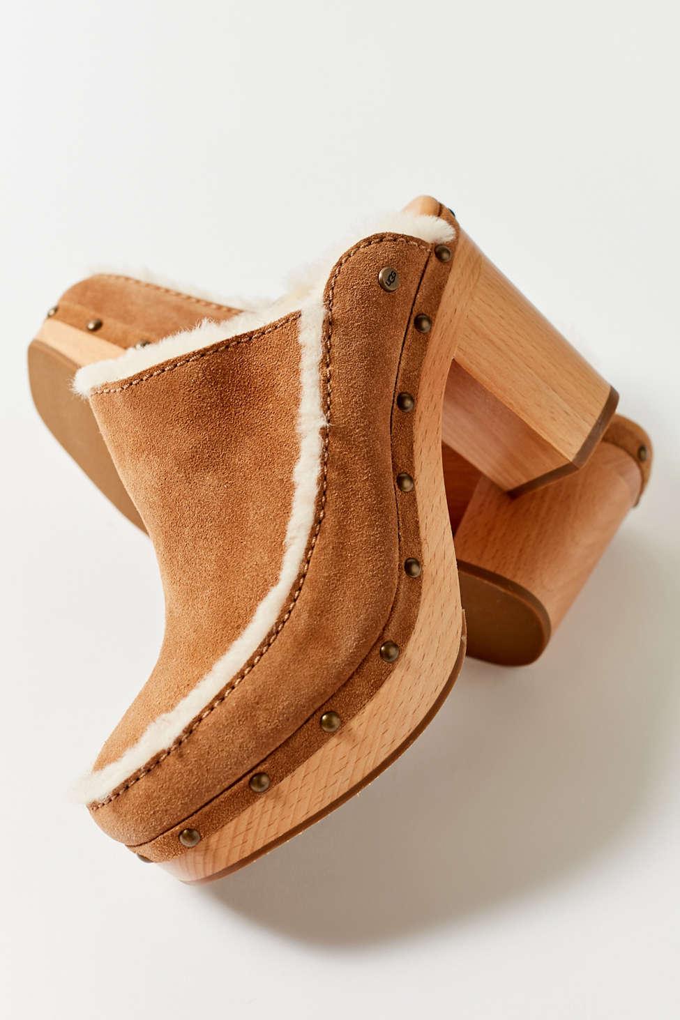 ugg clog heels
