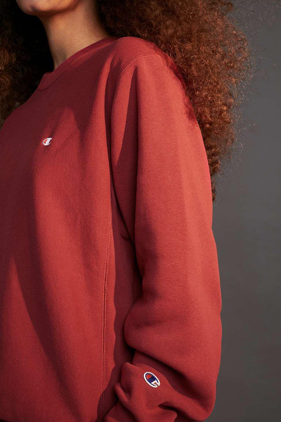 wine red champion hoodie