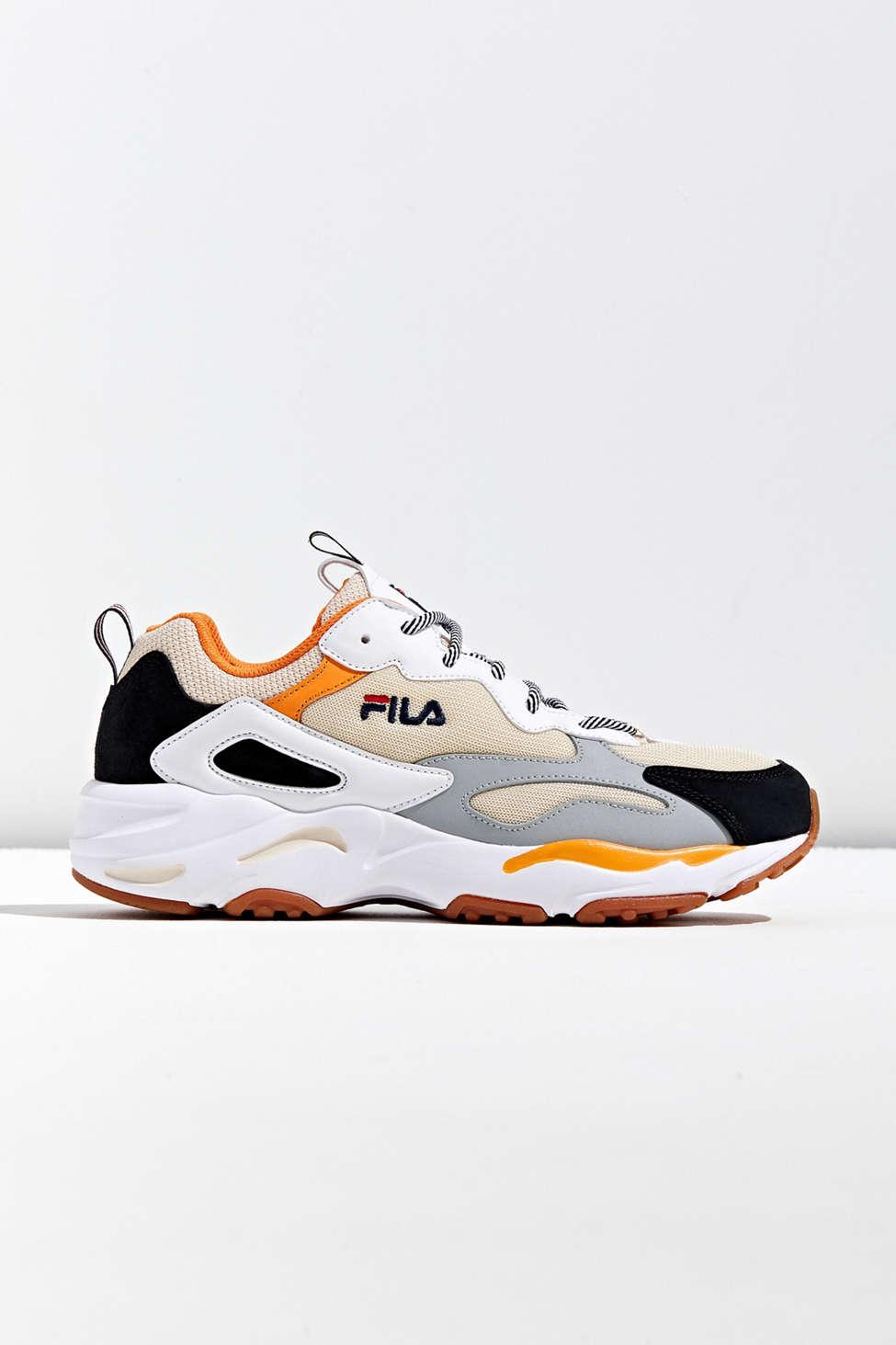 fila orange sneakers