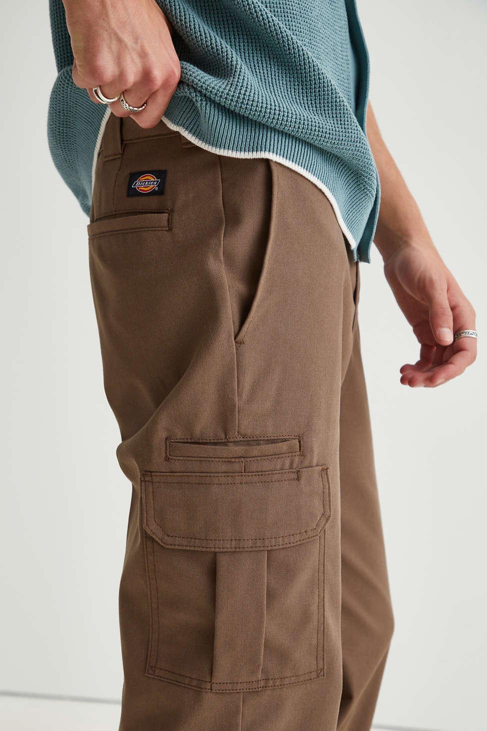 Men's Regular Fit Straight Cargo Pants - Goodfellow & Co™ Brown 38x30 :  Target